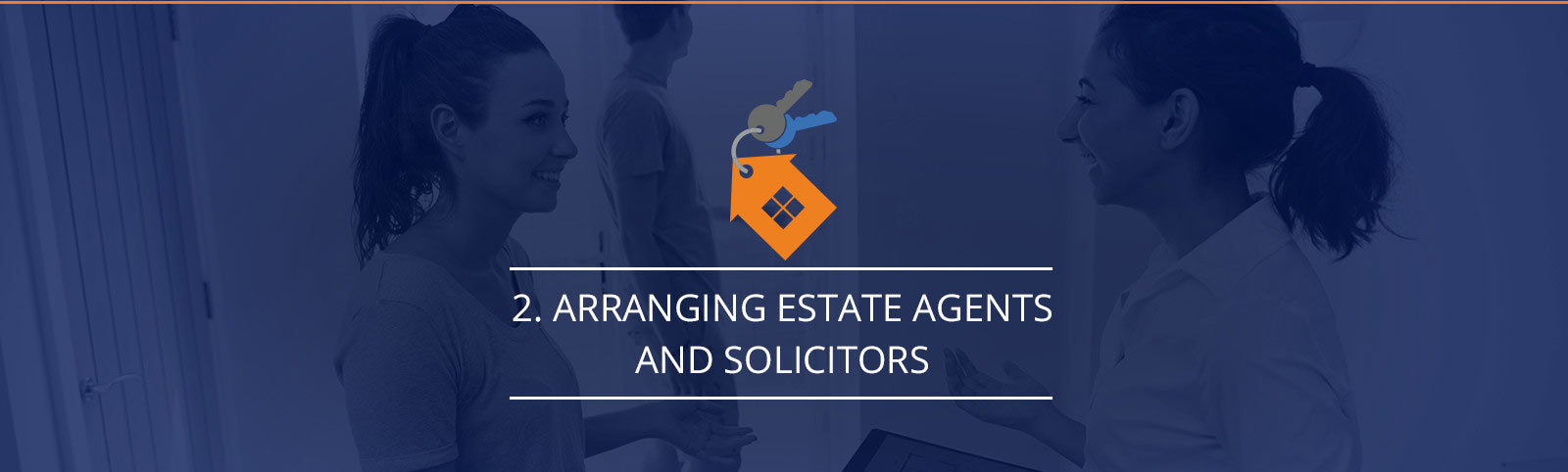 Arranging estate agents and solicitors